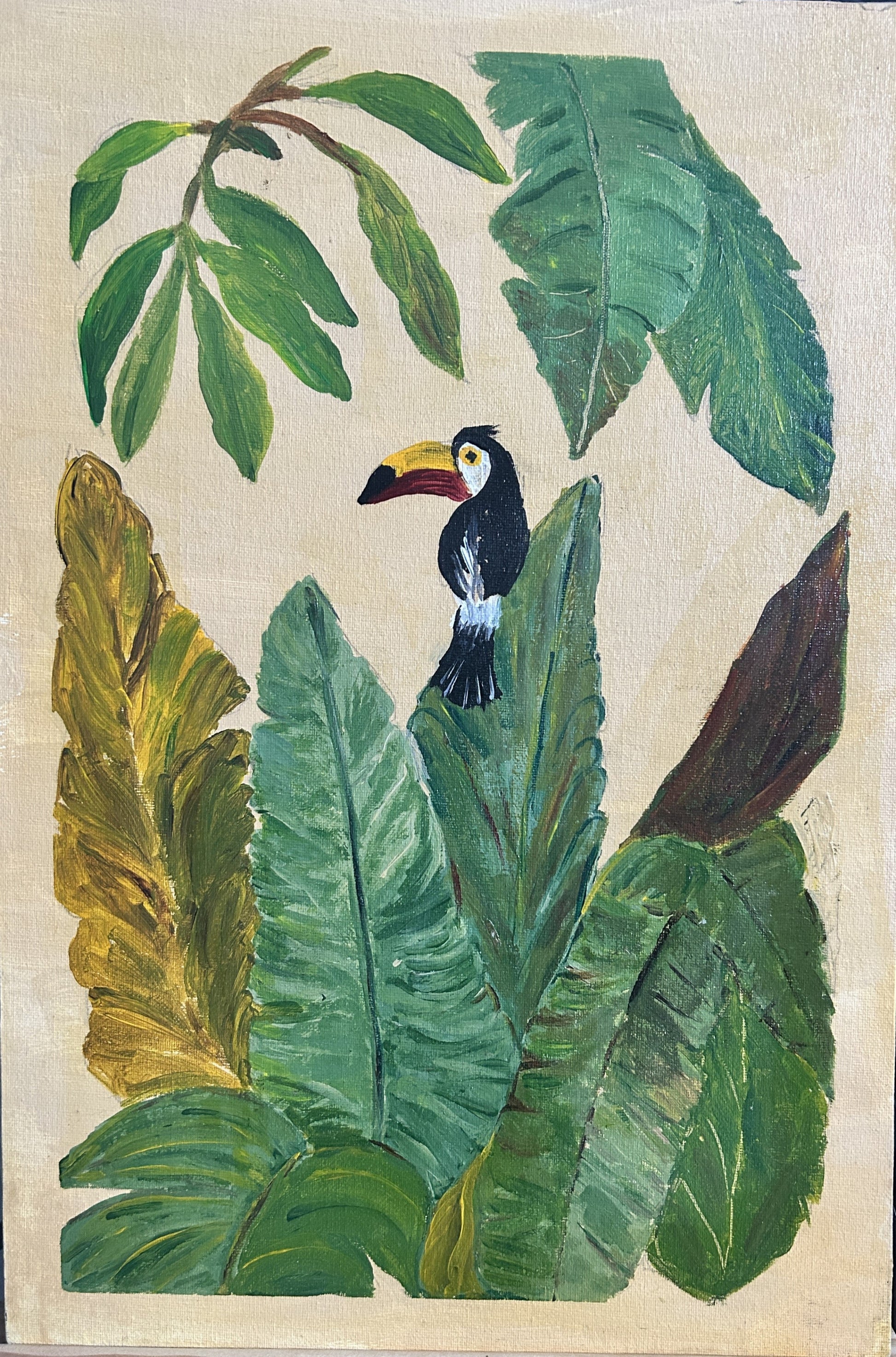 Hornbill Canvas painting