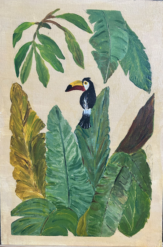 Hornbill Canvas painting